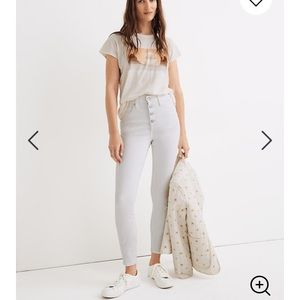 10 inch high rise madewell jeans